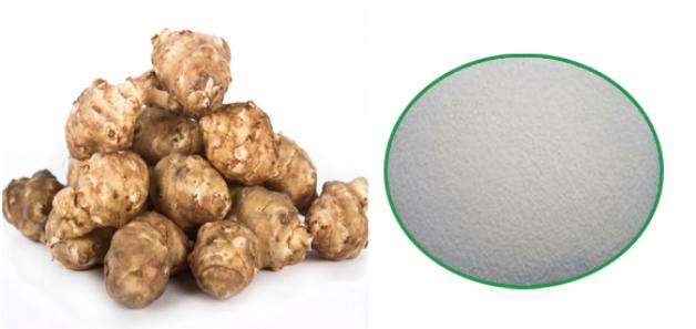 Noj qab nyob zoo Supplement Jerusalem Artichoke Extract Inulin Powder 90%
